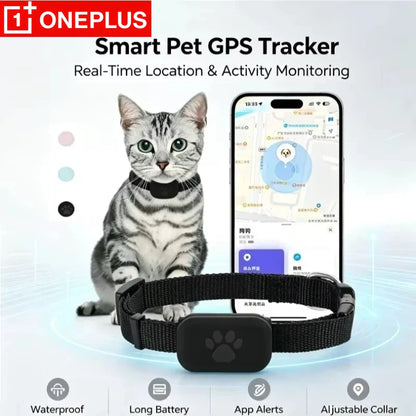 Remote Pet GPS Tracker Real-Time Tracking Movement Alert Waterproof Antilost Dog Cat Global Locator for Apple Find APP