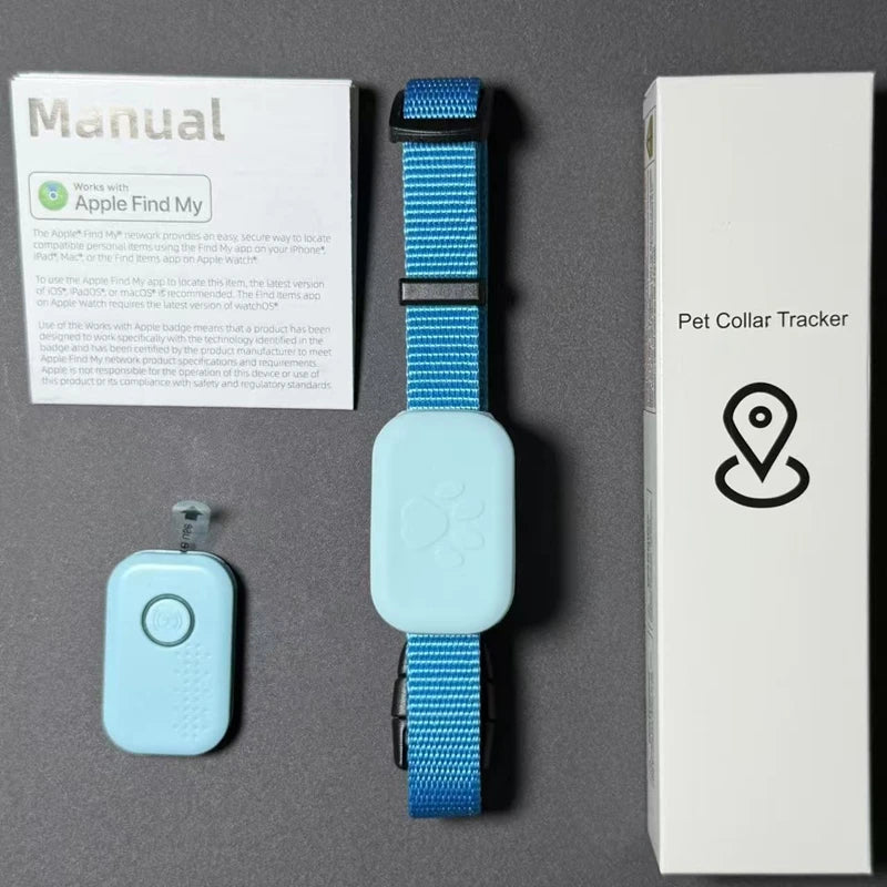 Remote Pet GPS Tracker Real-Time Tracking Movement Alert Waterproof Antilost Dog Cat Global Locator for Apple Find APP